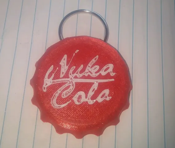 Fallout Nuka Cola keychain 1-piece