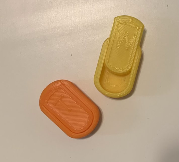 Day of the Week Pill Boxes by maggyswaggie Download free STL model