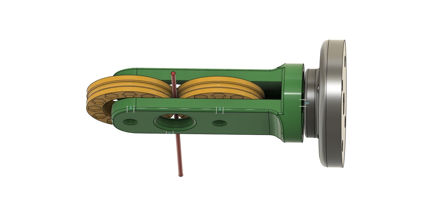 Filament Guide with Roller by Wradis Download free STL model