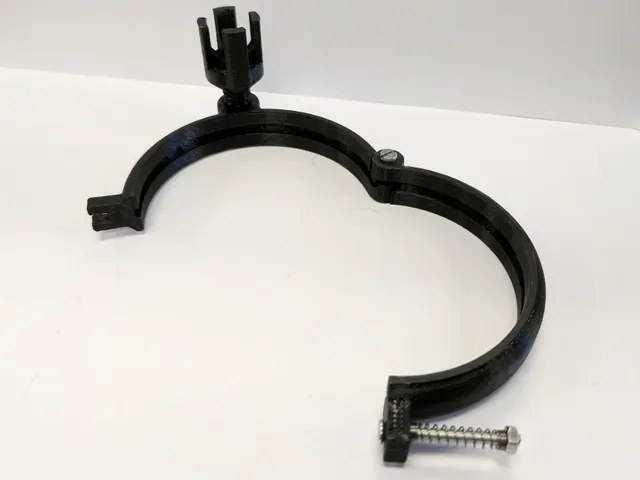 Vibration Dampening Microphone Mount for Clarinet (Spring Loaded, Toolless)