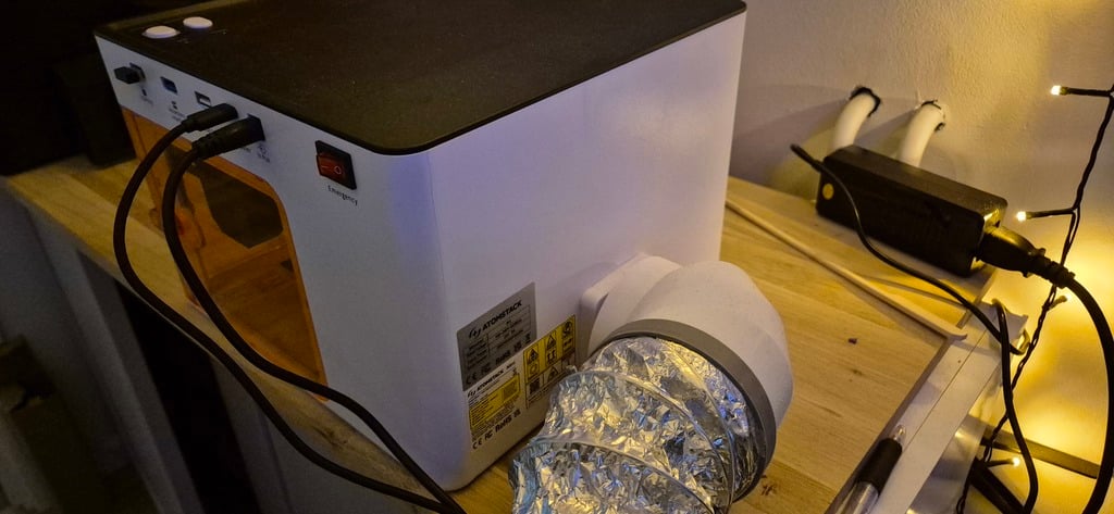 Atomstack P1 Vent adapter