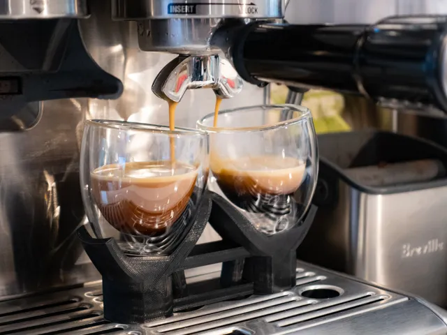 Espresso Cup Jig for Breville machine w/ Bodum cups