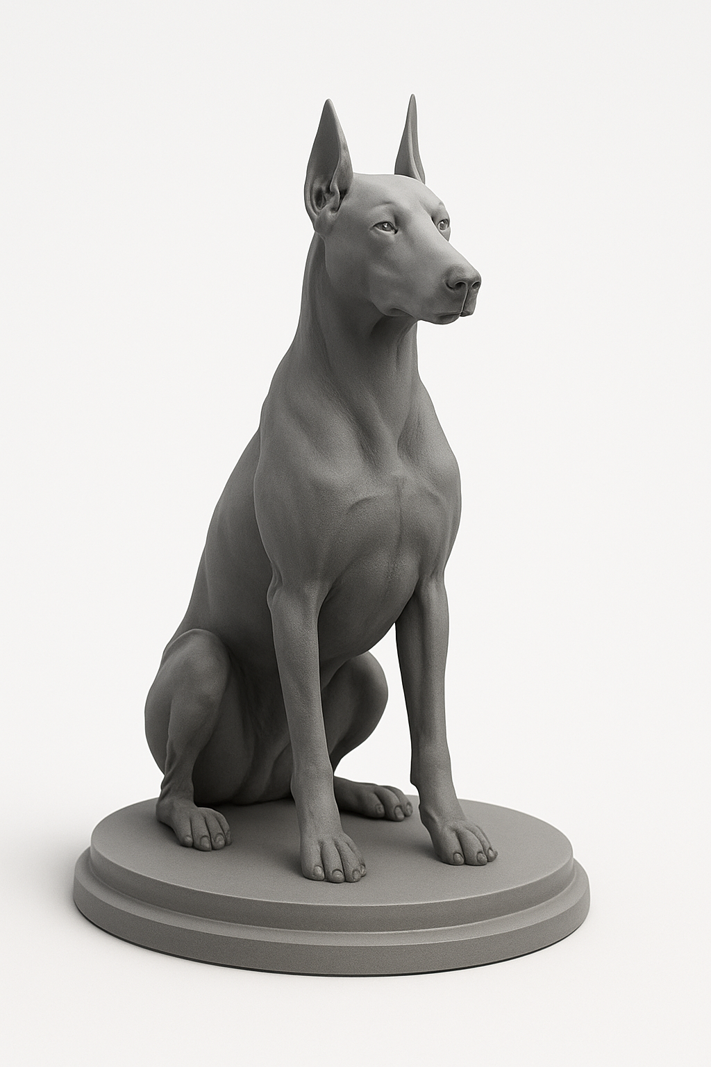 Statue of Doberman