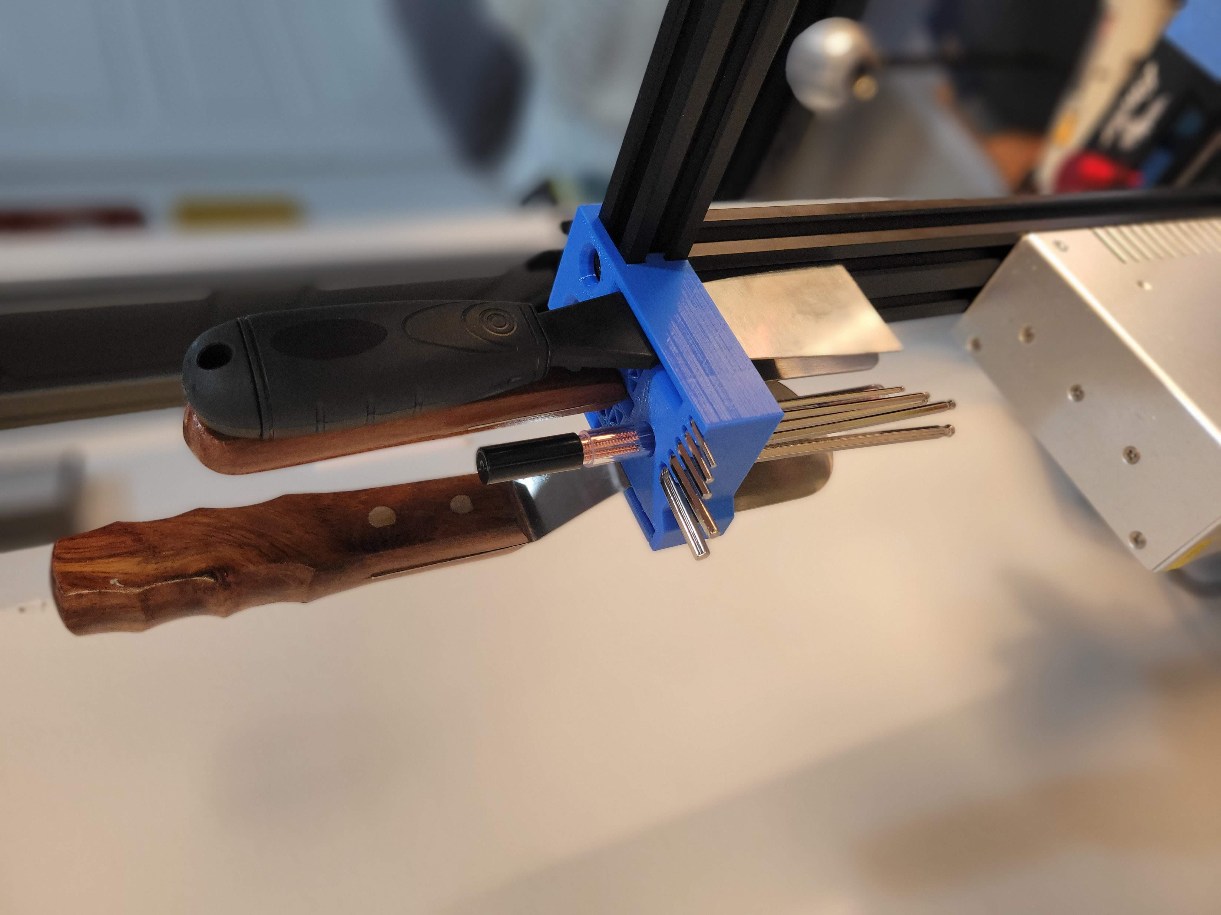 Ender 3 Top Rail Tool Holder