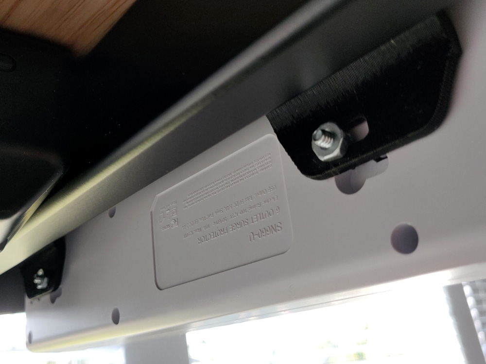 Power Strip Mount for Uplift Desk by Justinline Download free STL