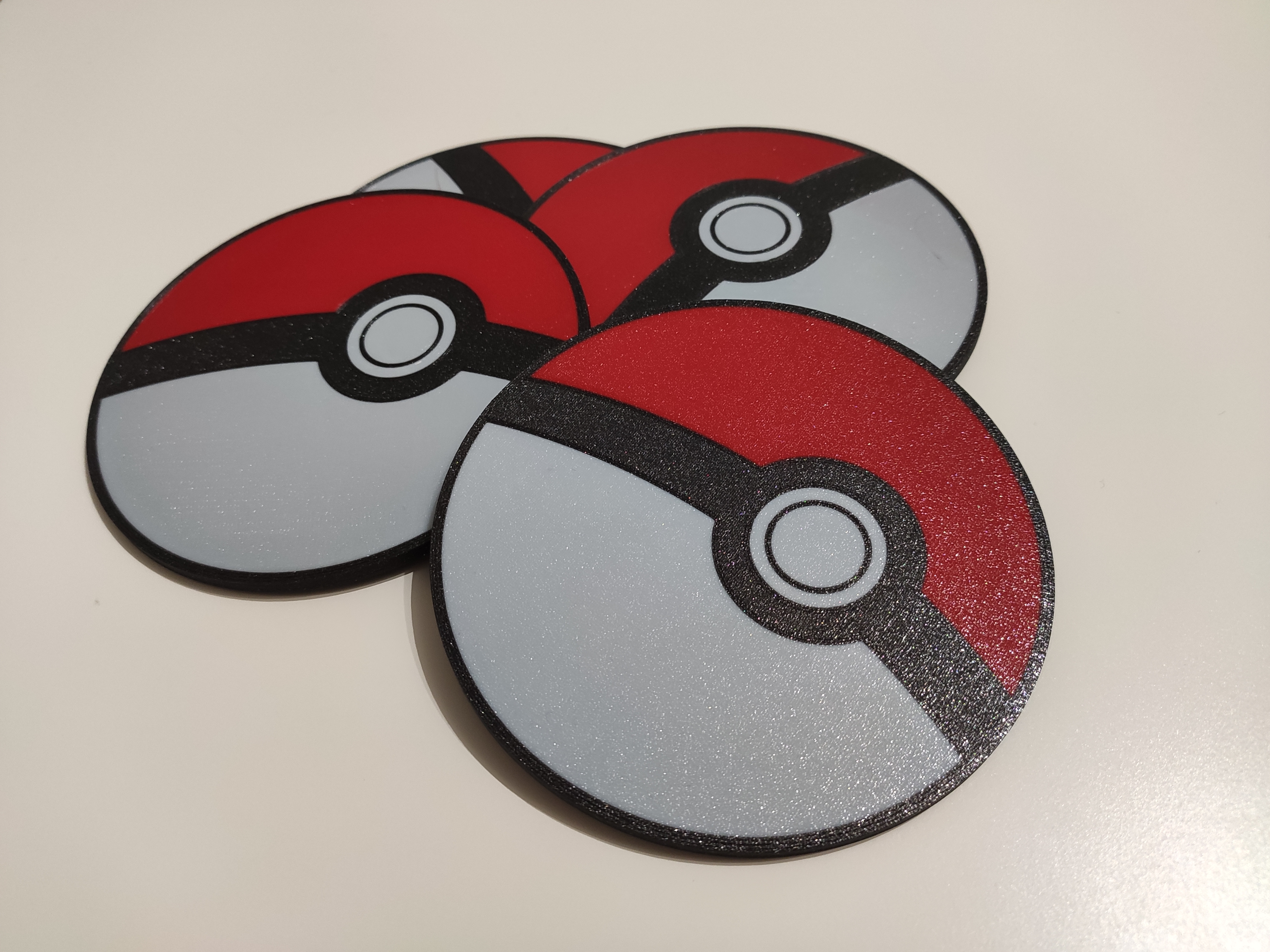 Pokeball Coaster Multicolor