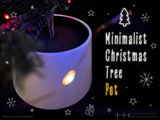 Minimalist Christmas Tree Pot