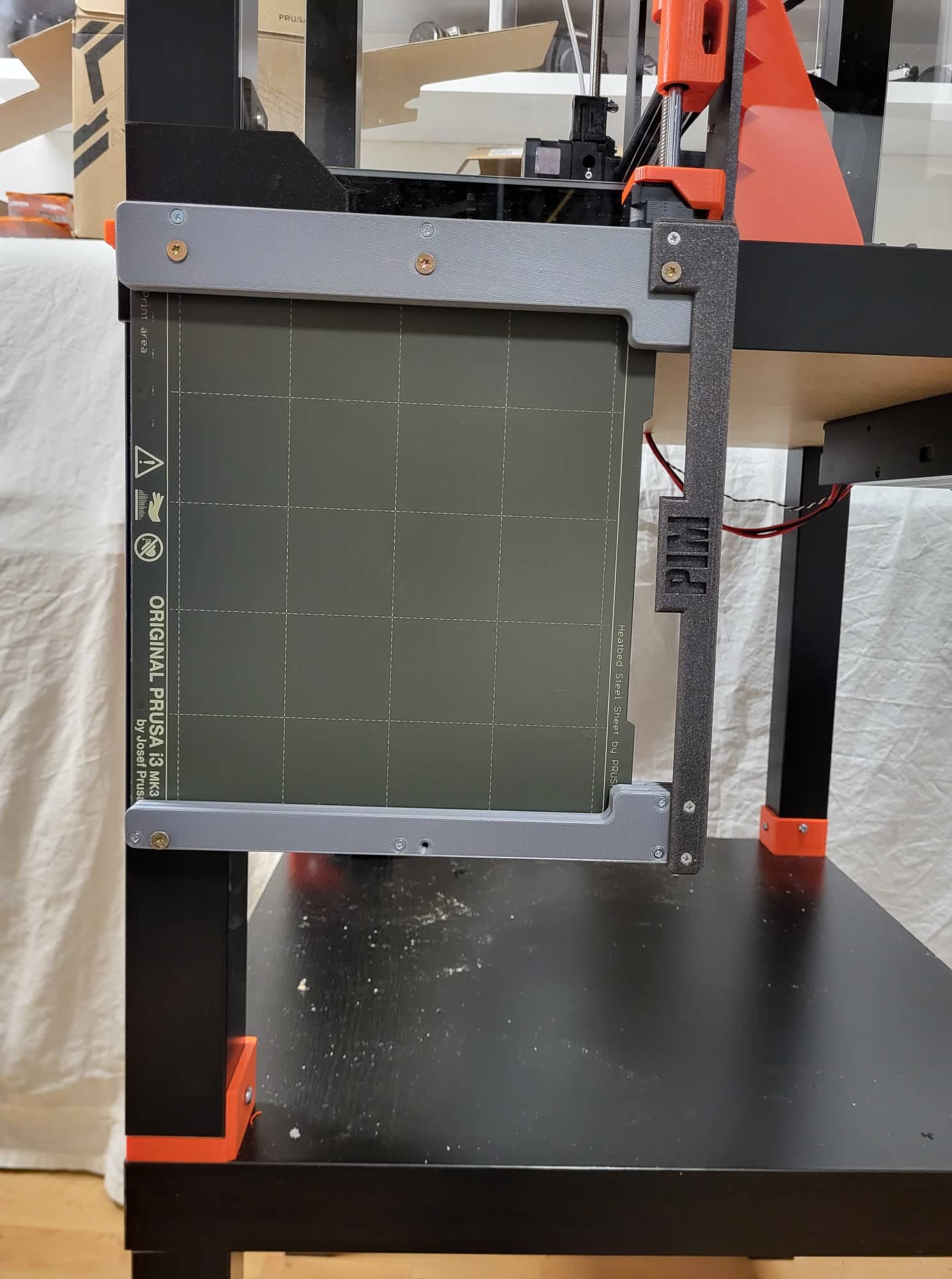 raccord pour "Expandable Steel Sheet Holder " en position verticale