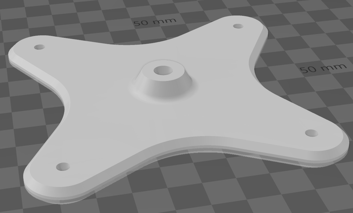 VESA 75 for 1/4-20 Hex Head Bolt by M2 | Download free STL model ...