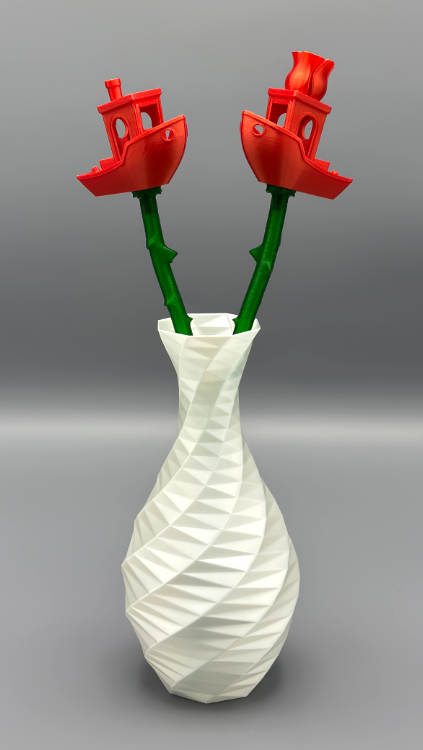 Benchy Rose 3D model thumbnail
