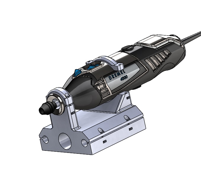 Dremel 4000 Mini Wood Lathe by Džino Download free STL model