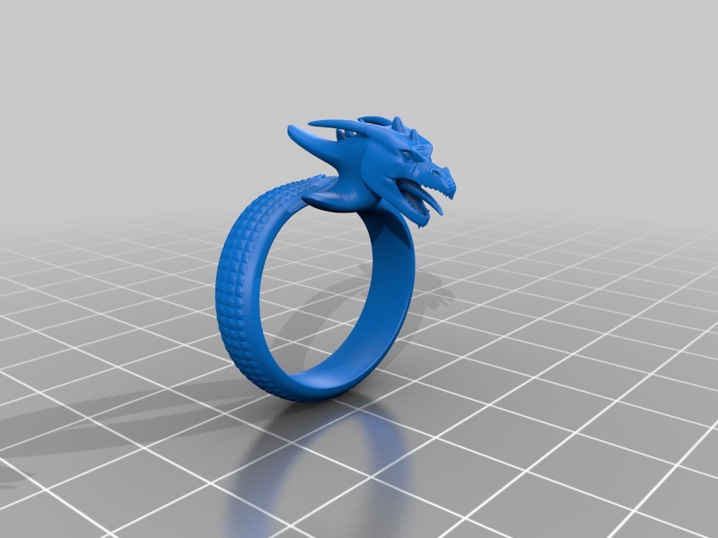 Miniatura 2 do modelo 3D Dragon Ring