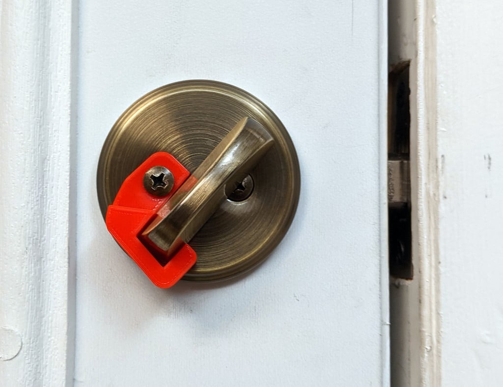 Schlage Deadbolt Lockout