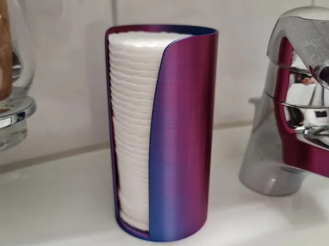 Cotton pad holder/dispenser