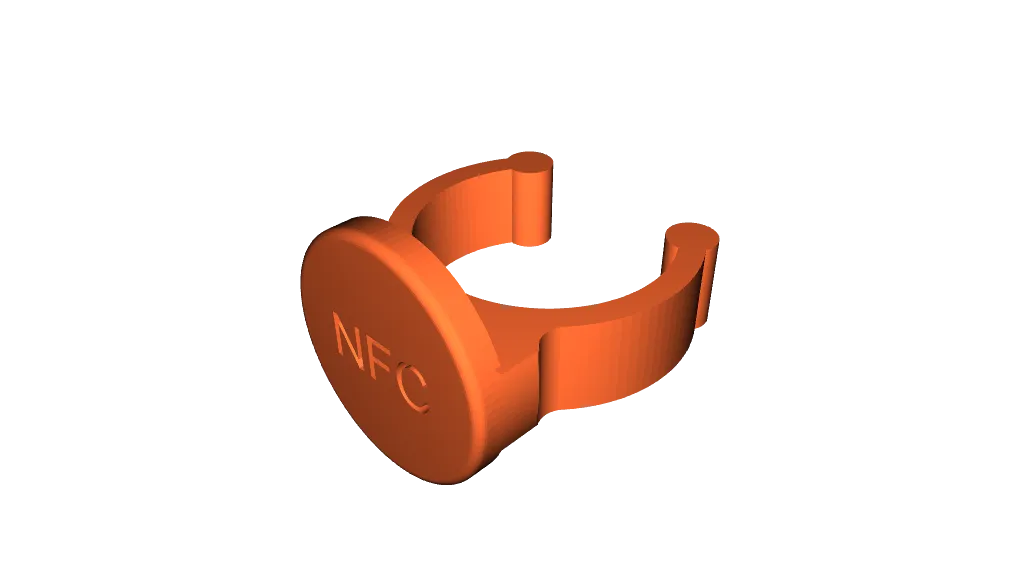 Inhaler NFC clip by Kilian | Download free STL model | Printables.com