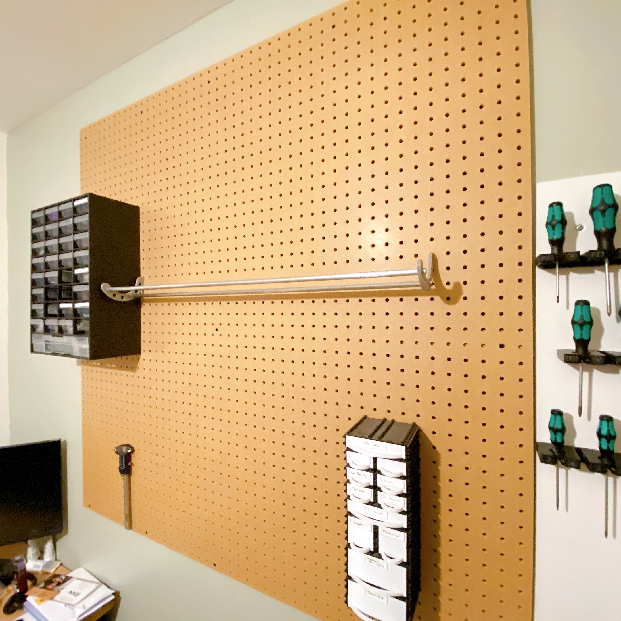Pegboard tape holder by BigRedButton Download free STL model