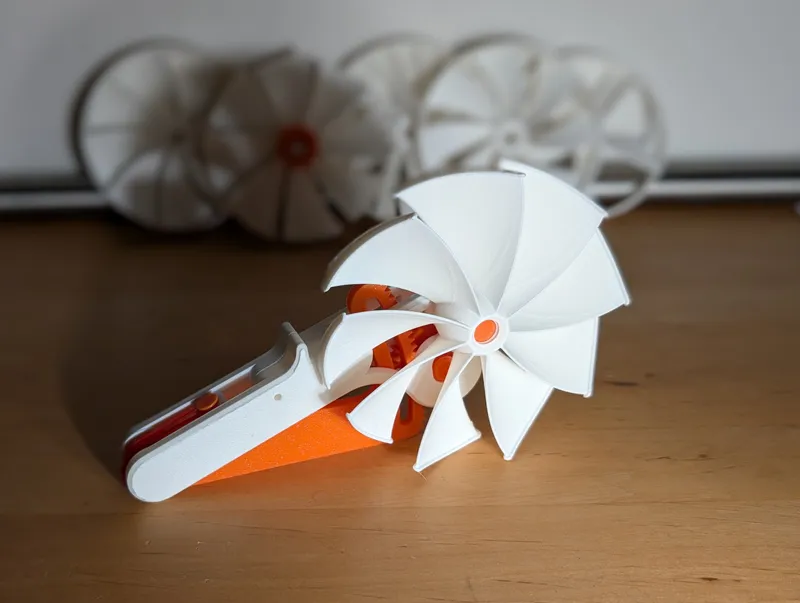 Squeeze Powered Flywheel Fan by MrHegger | Download free STL model ...