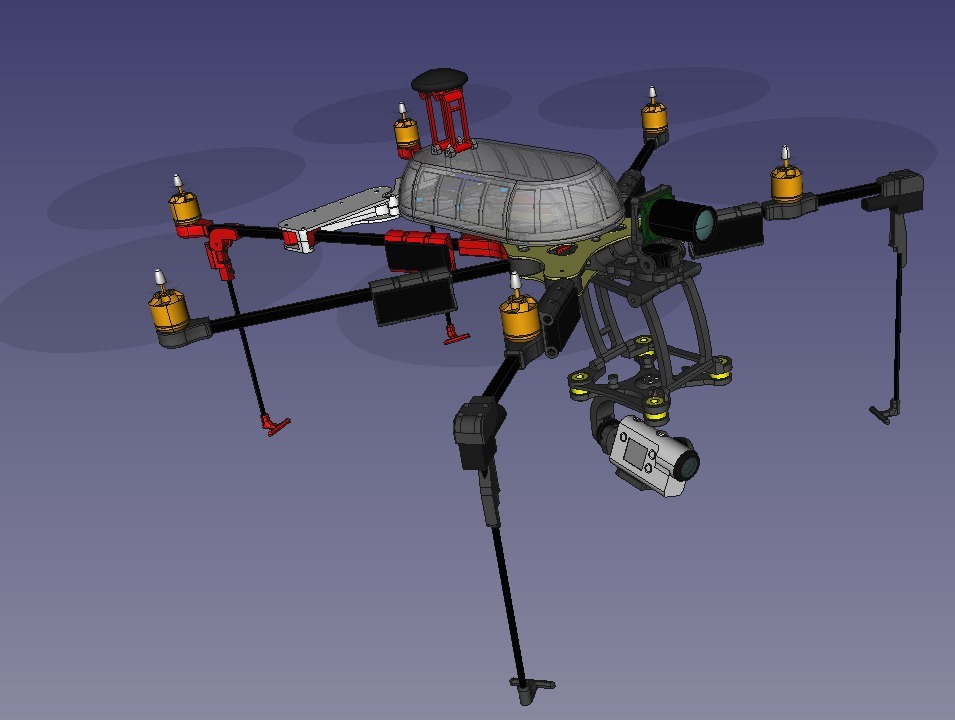Foldable hexacopter FPV — thumbnail 2