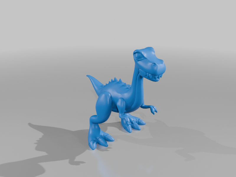 Miniatura 5 do modelo 3D Cute Mini Dino
