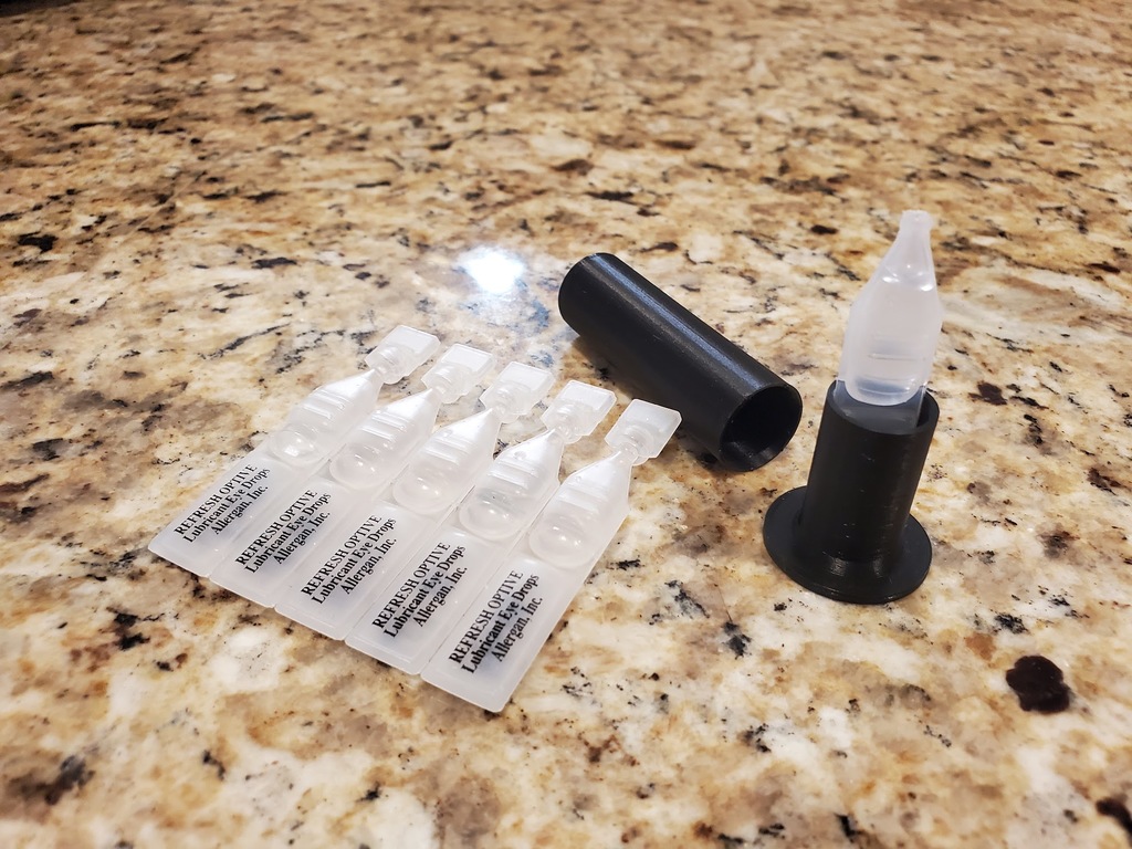 Single Use Eyedrop Vial Holder