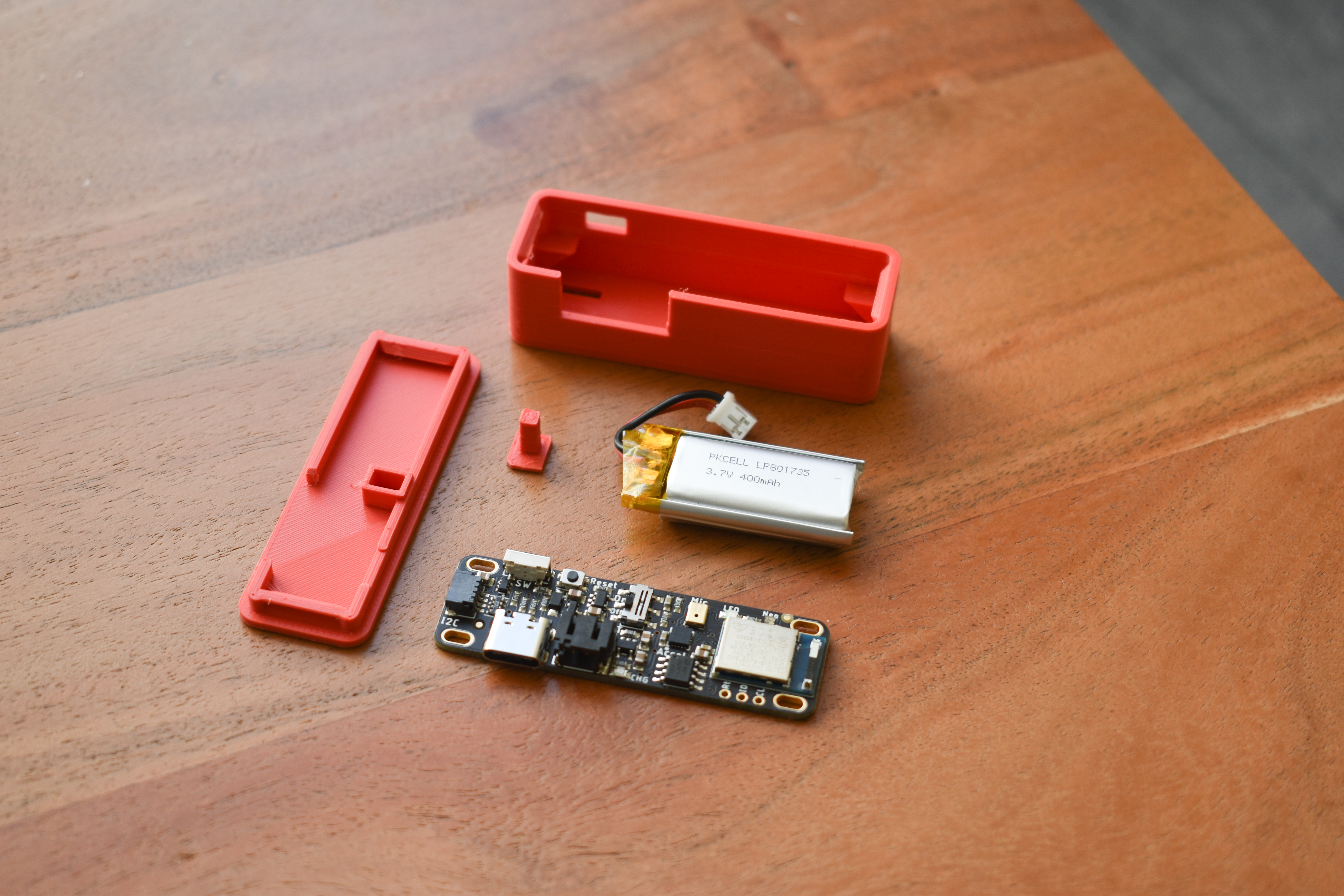 LED Glasses Driver BLE Sensor Board case