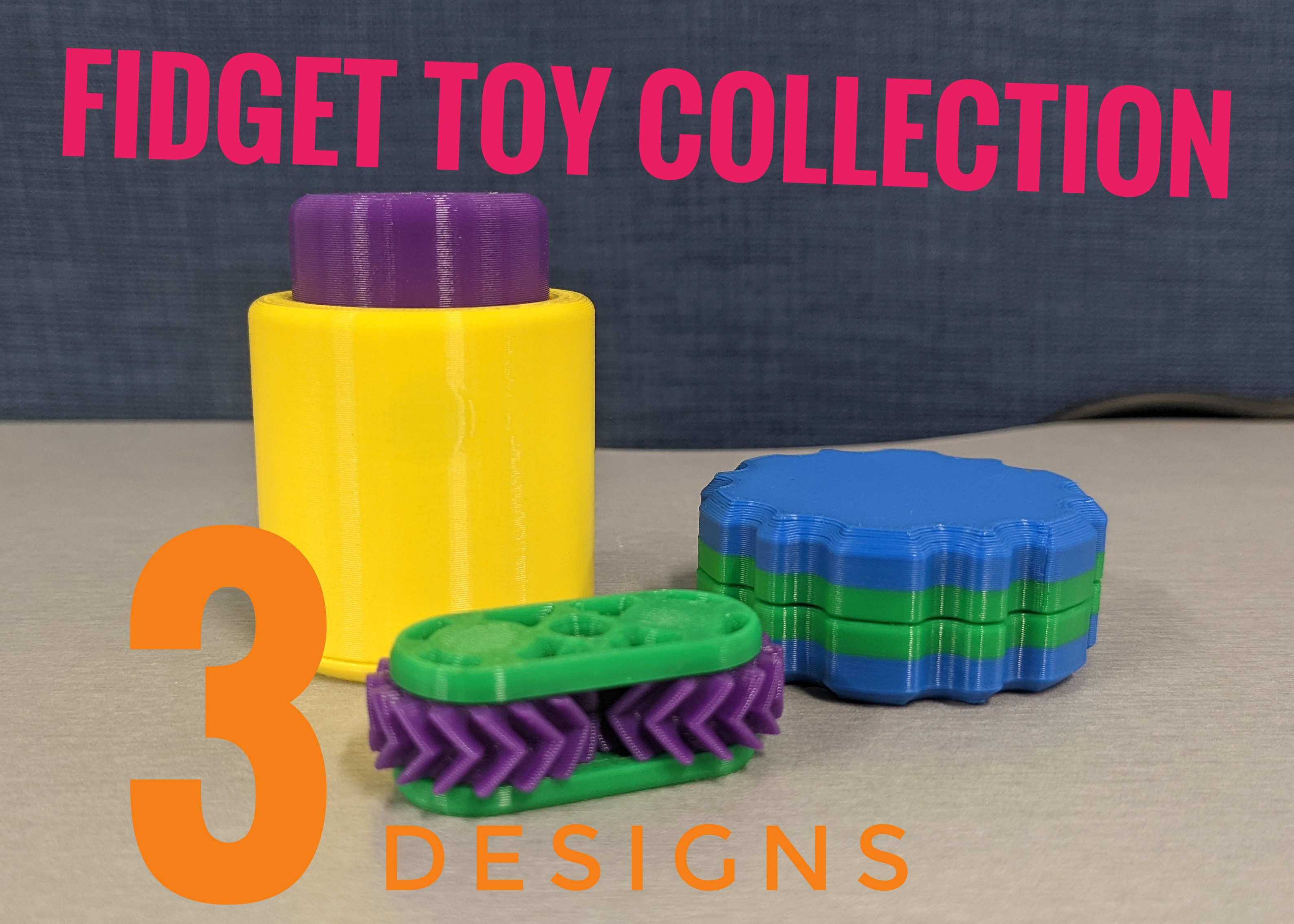 Fidget Toy Collection by JamesThePrinter | Download free STL model ...