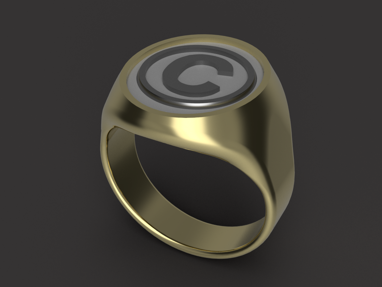 Gold Ring - Alphabet Stones Remix