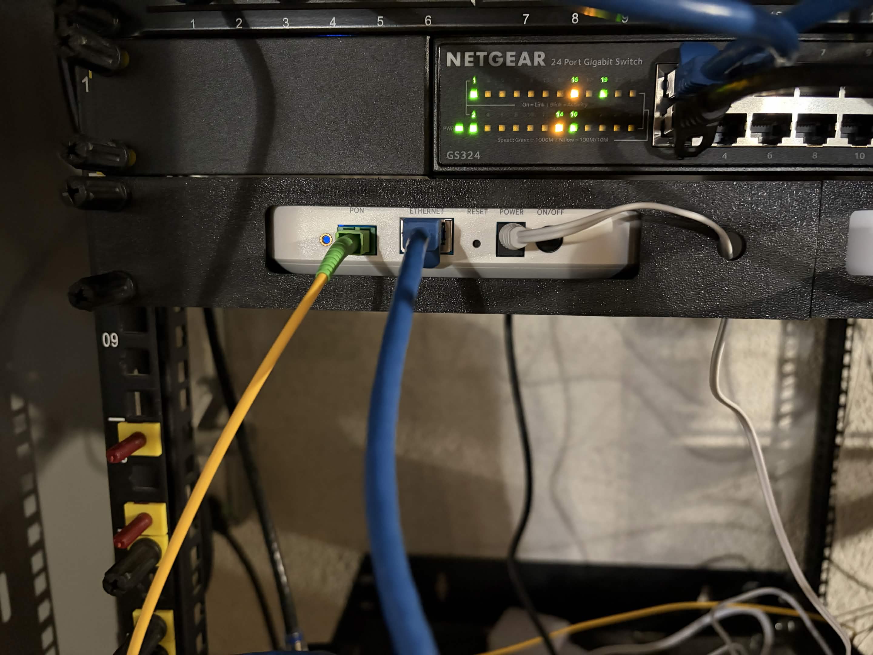 Remix: Nokia ONT XS-010X-Q 19-inch Modular Rack Mount - includes mounting option