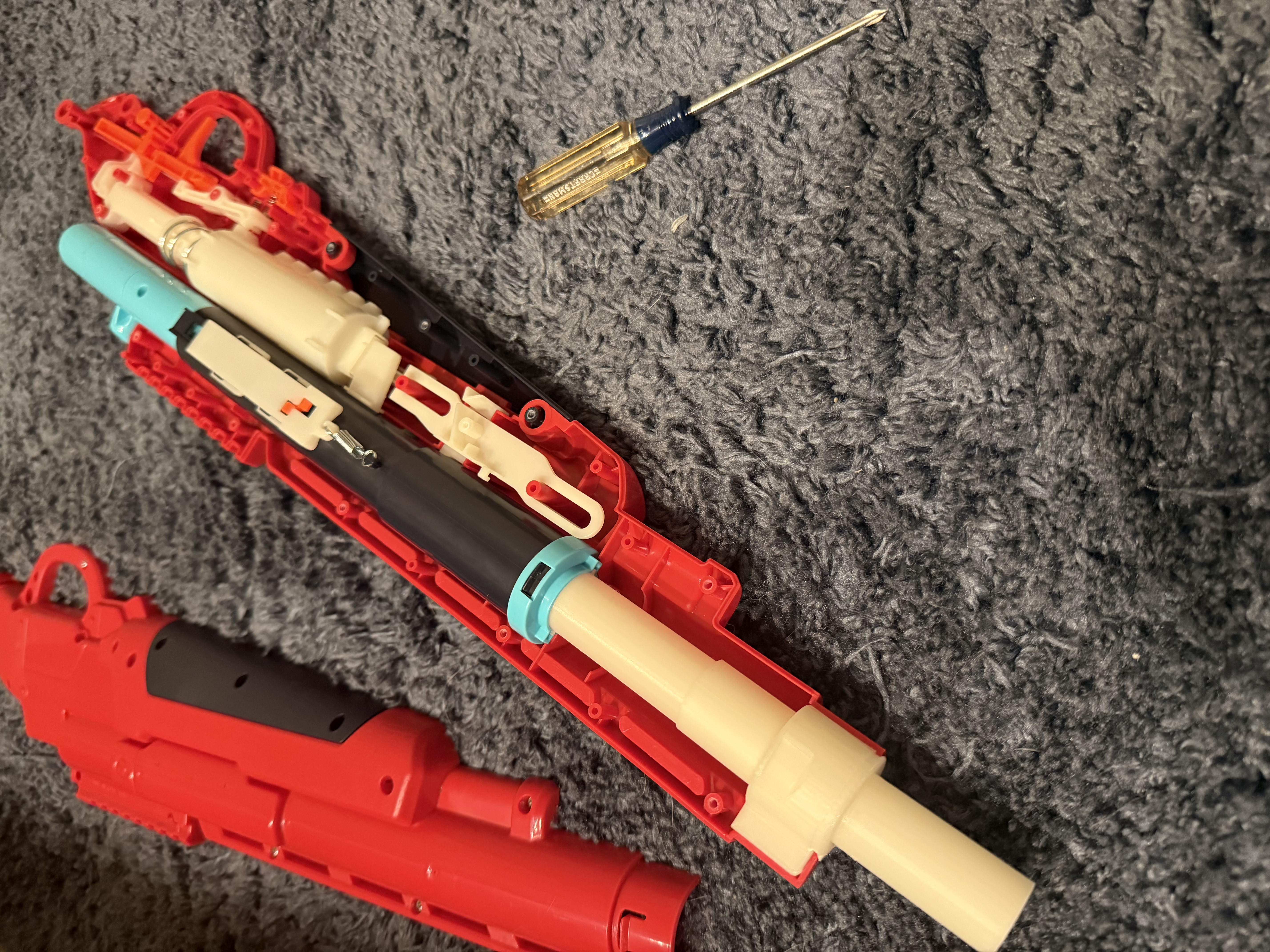 X-Shot Excel Ejector 5 Dart Inline Clip Mod