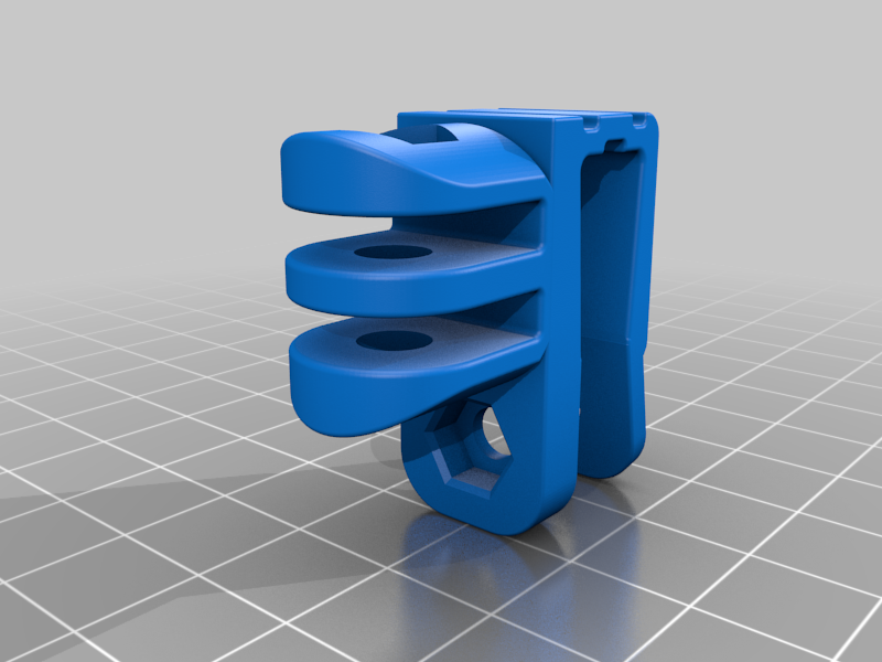 Paragliding carabiner mount for GoPro