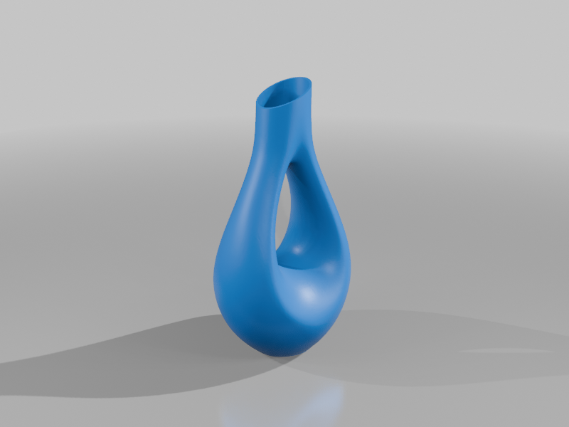 Miniatura 6 do modelo 3D Elegant Teardrop Vase