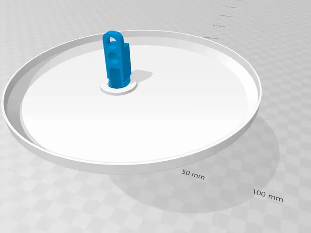 Minimalistic Ceiling Cap for hanging lamp. Parametric FreeCad.