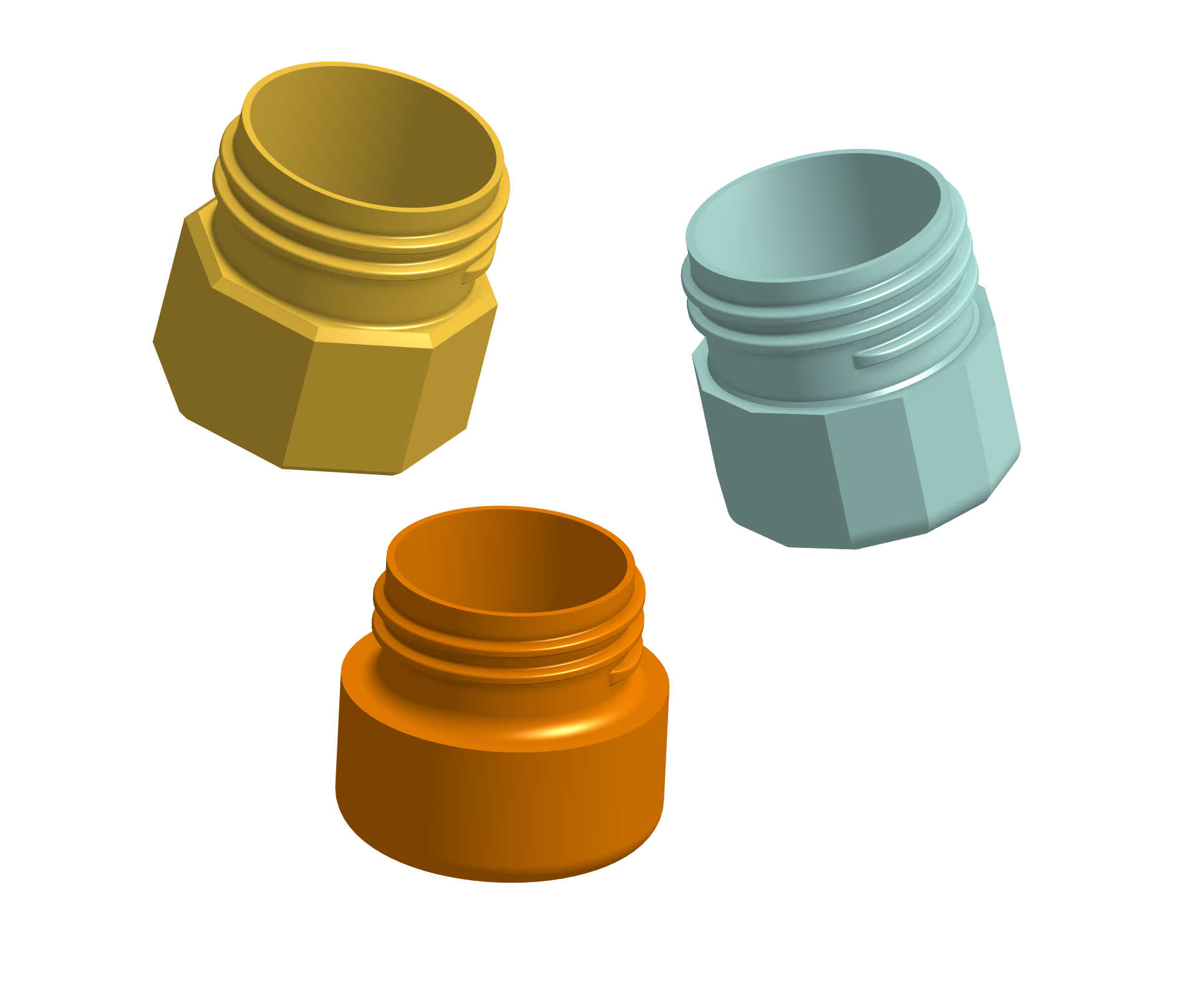 Small Bottle Cap Container