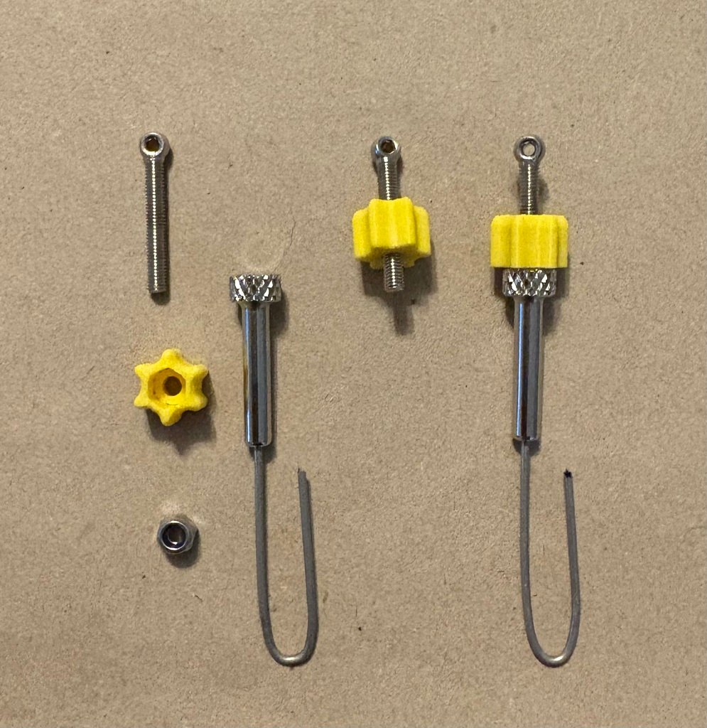 Sailboat Shroud adjuster wheel for 3mm and 2-56 nuts — miniatura 3