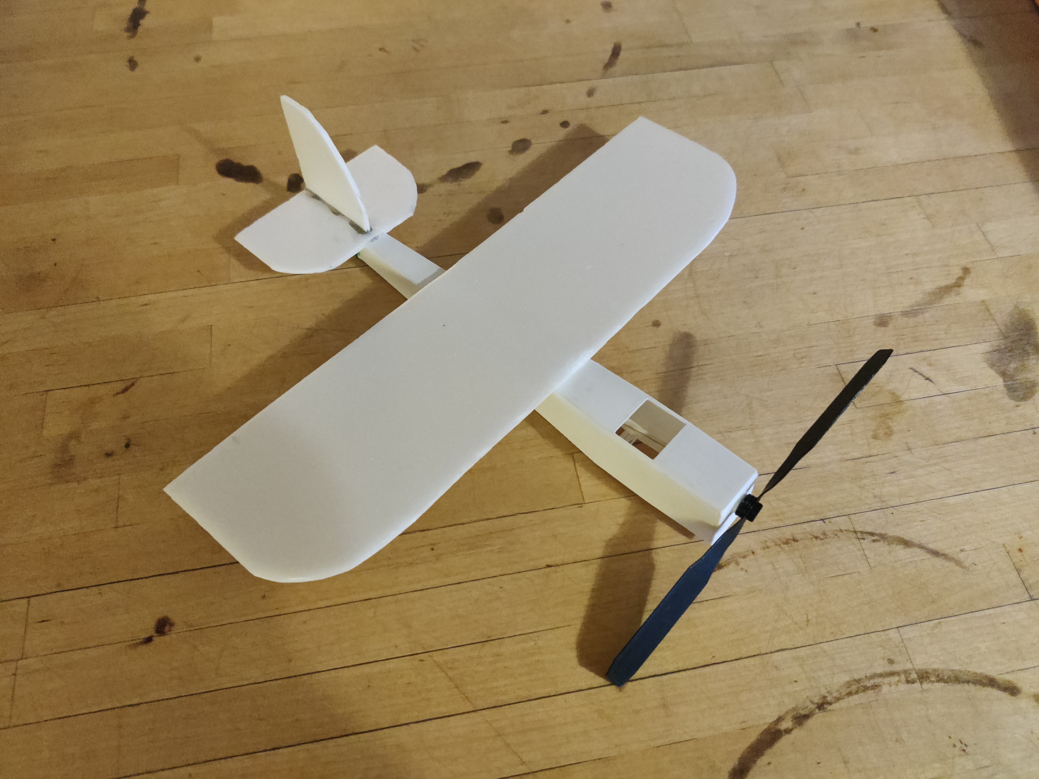 Rubber Band Powered Airplane