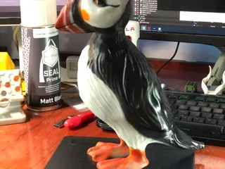 Little Puffin Bird by Grafit