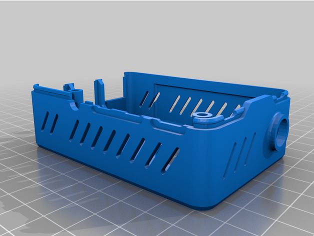 Raspberry Pi 4 snap fit case 30mm Fan + Heatsink + Pi TV Hat