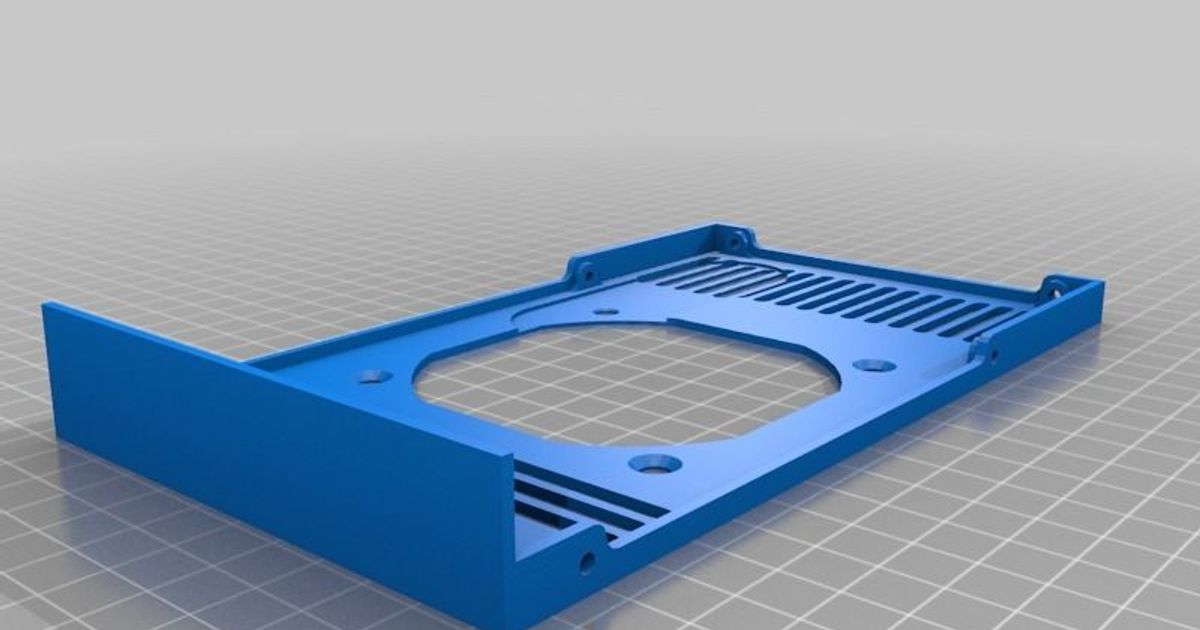Ender3 PSU Cover for 80mm fan by scmanjarrez Download free STL model