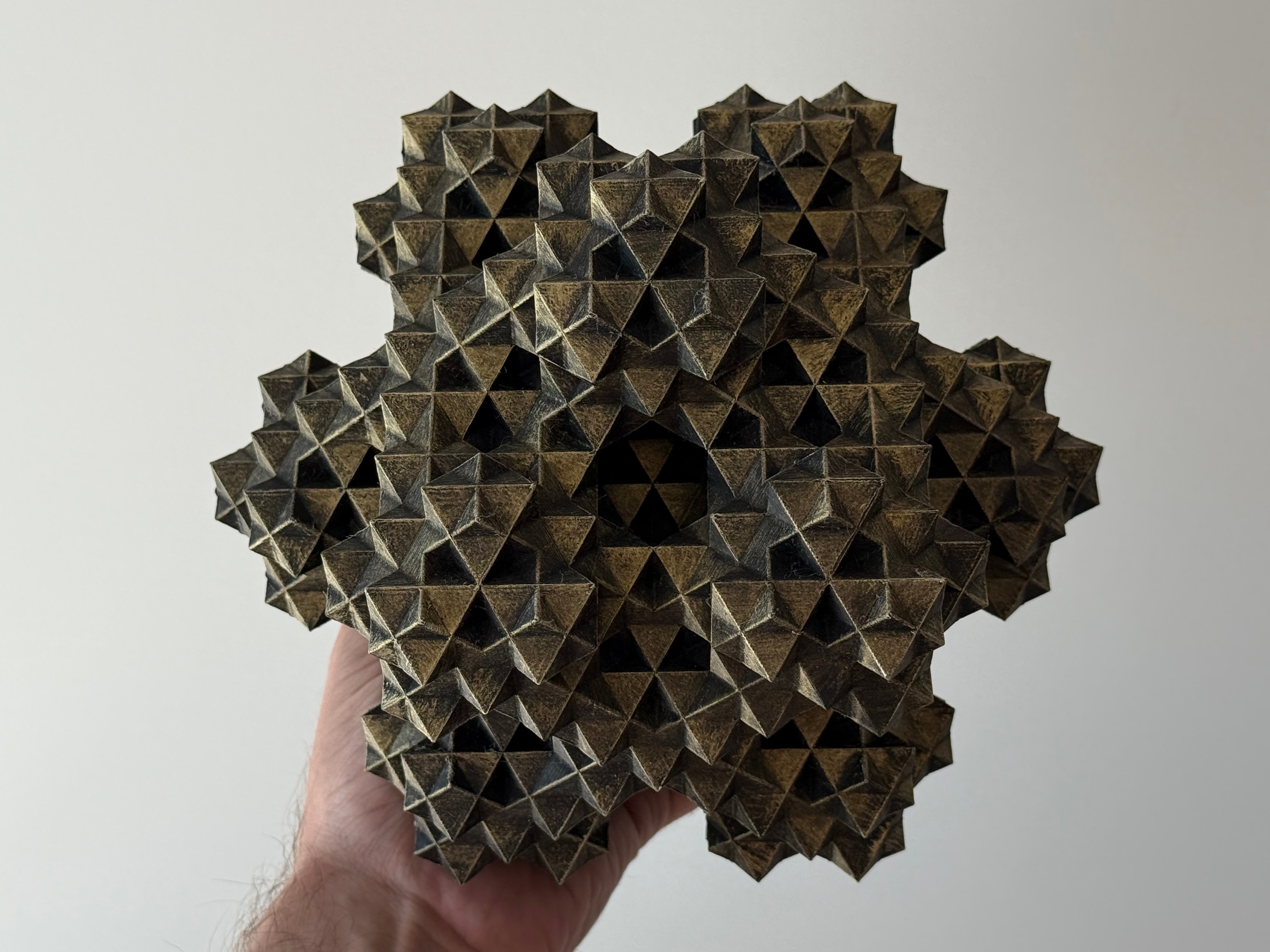 Mosely Cube-Octahedron Compound Fractal | Level 2