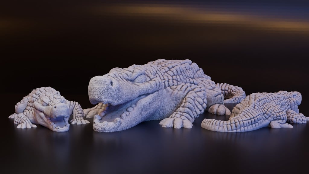 Giant Crocodile 50mm & 100mm (DND / TTRPG)