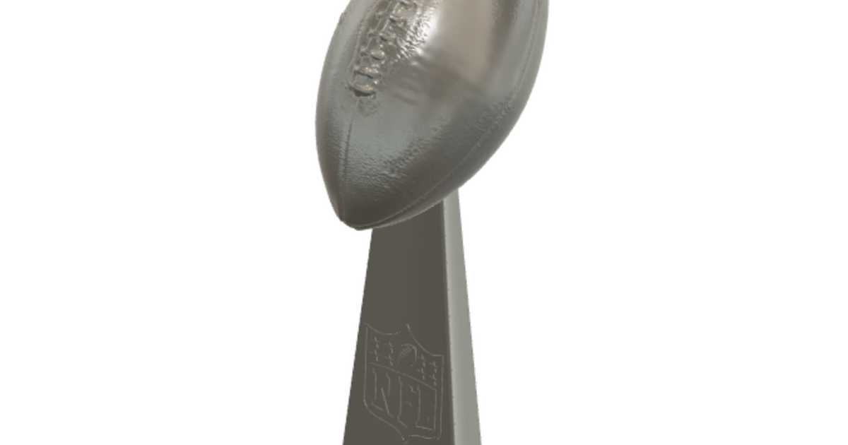 NFL Superbowl Trophy by Adam Schreiber | Download free STL model ...