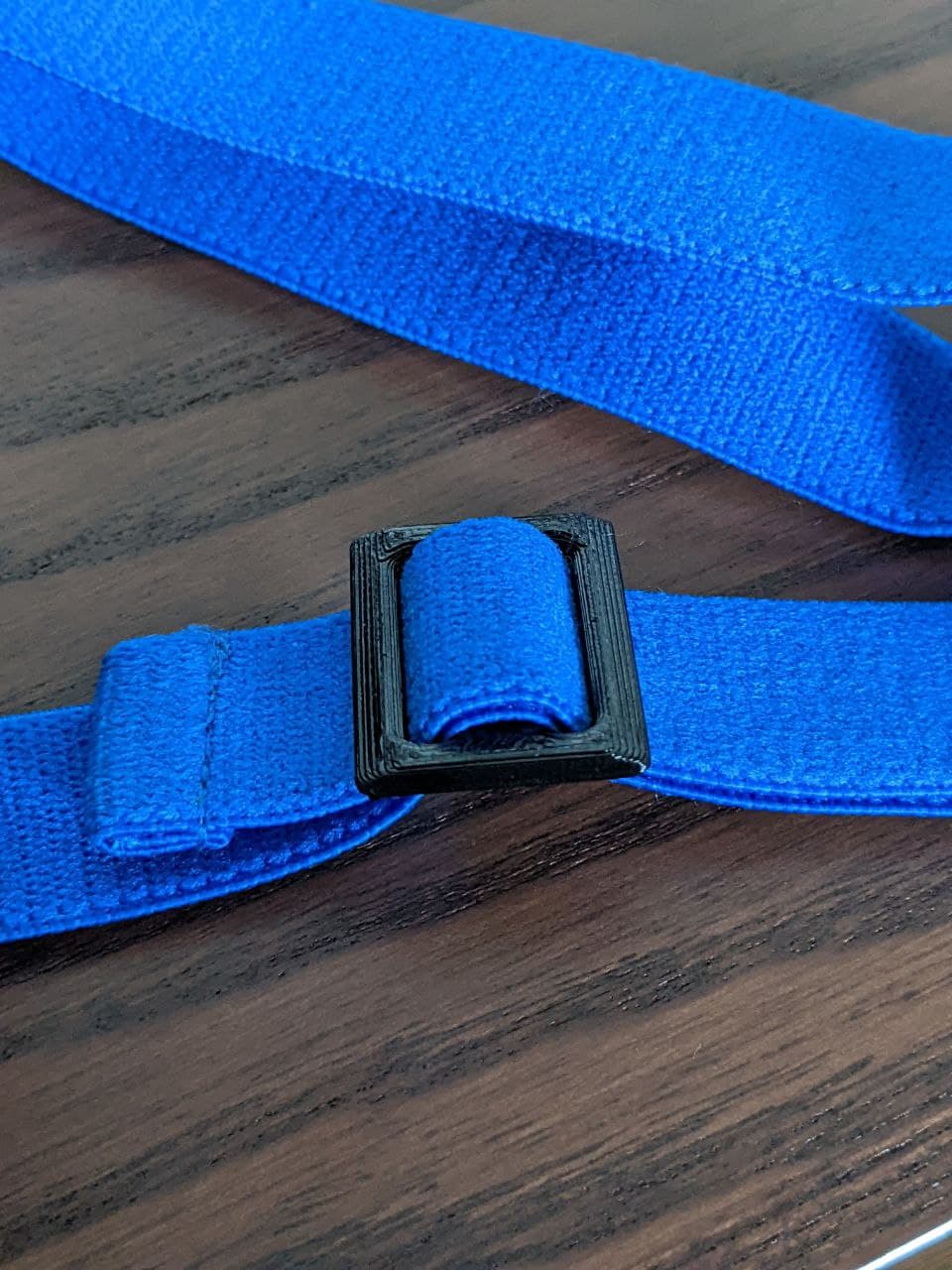 Slim Strap Adjuster with opening - for continous straps, no cutting!