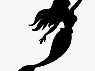 Ariel Silhouette Printable