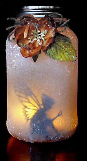 Glow Jar / Lamp / Lantern Silhouettes - Ariel Mermaid and Fairies by ...