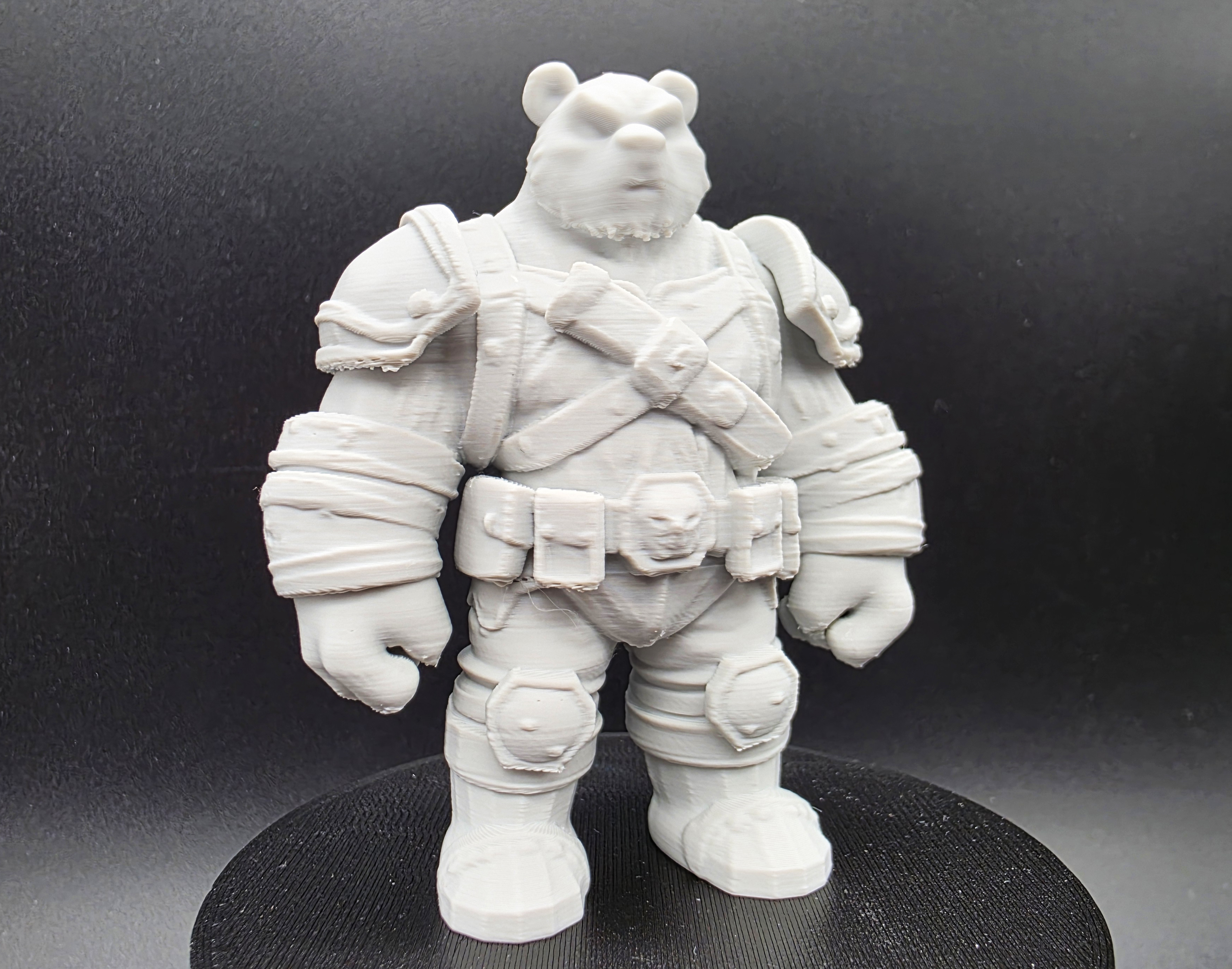 Heavy Armor Bear Warrior by The Overthinker | Download free STL model ...
