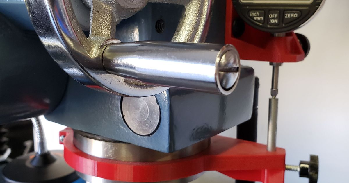 Mill Spindle Dial Indicator Holder by Dan Download free STL model