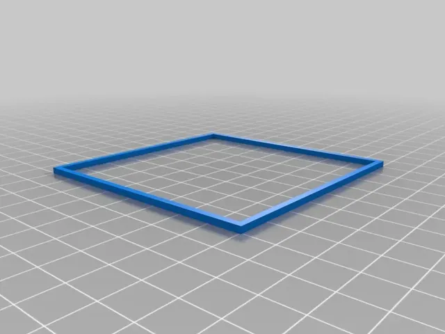Test Square 80 mm X 80 mm