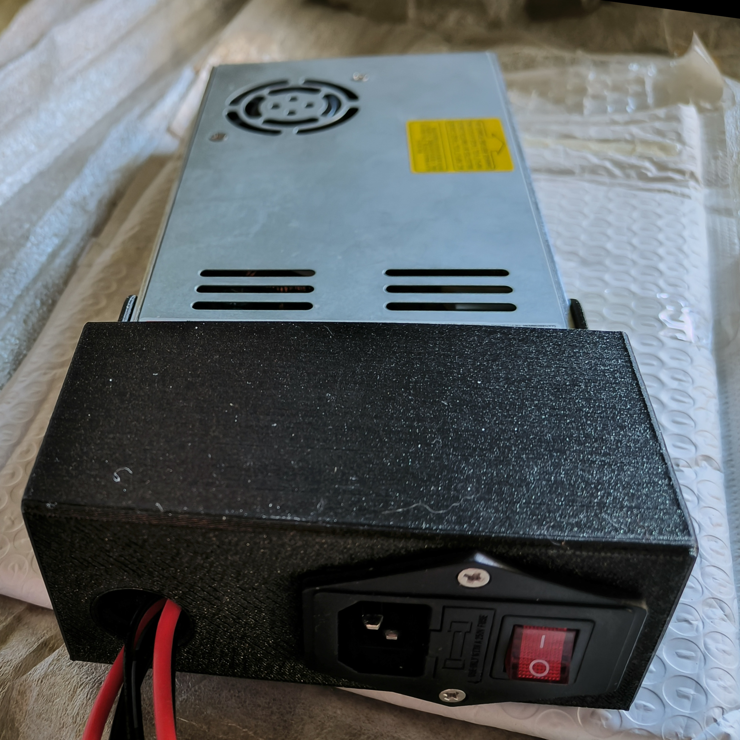 MeanWell LRS-350 PSU back cover