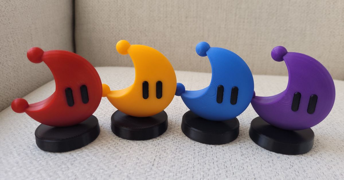 Free STL file Power Moon from Mario Odyssey! 🌙・3D print object to  download・Cults