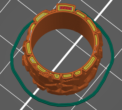 Miniatura 3 do modelo 3D Voronoi Rings